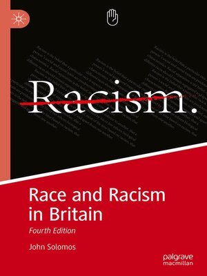 cover image of Race and Racism in Britain